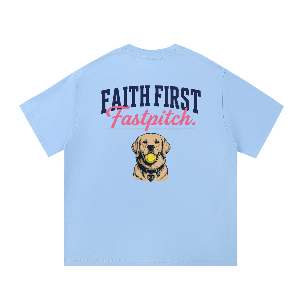 VARSITY HALO OVERSIZED COTTON TEE