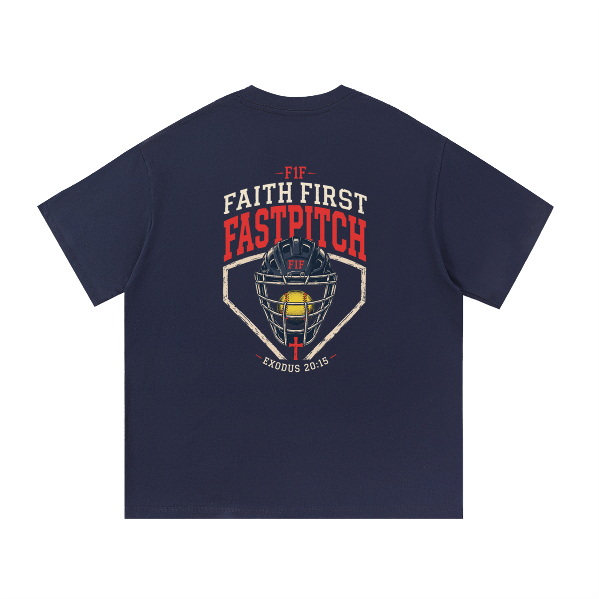 CATCHER’S MASK OVERSIZE COTTON TEE