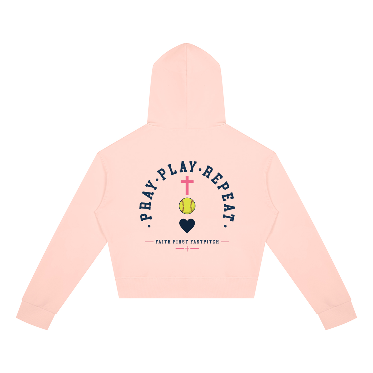 Women's Crop Full Zip Hoodie