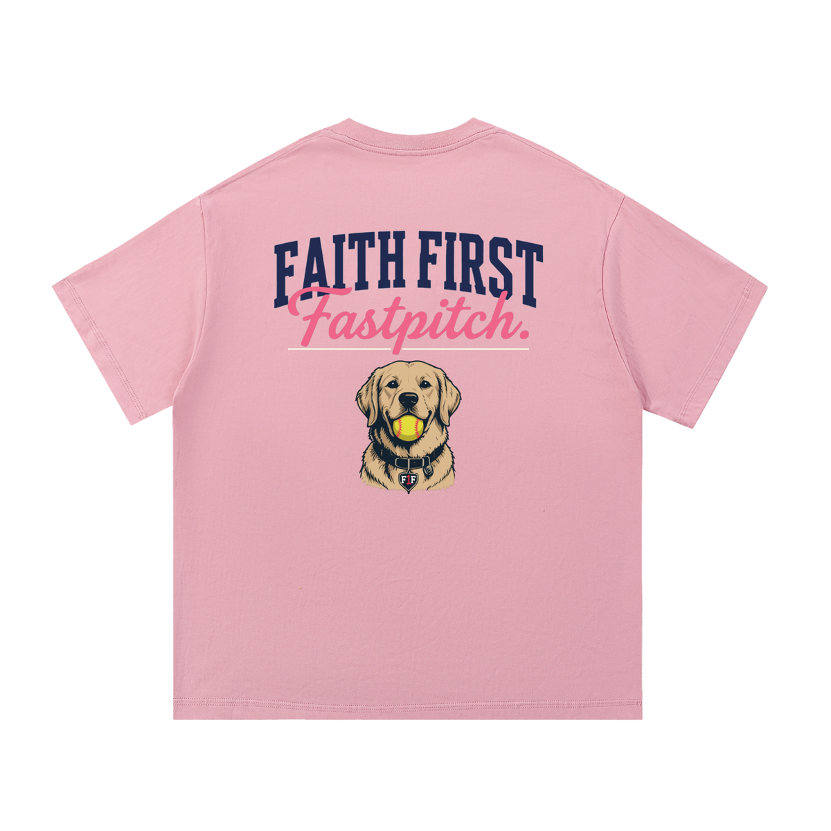 VARSITY HALO OVERSIZED COTTON TEE