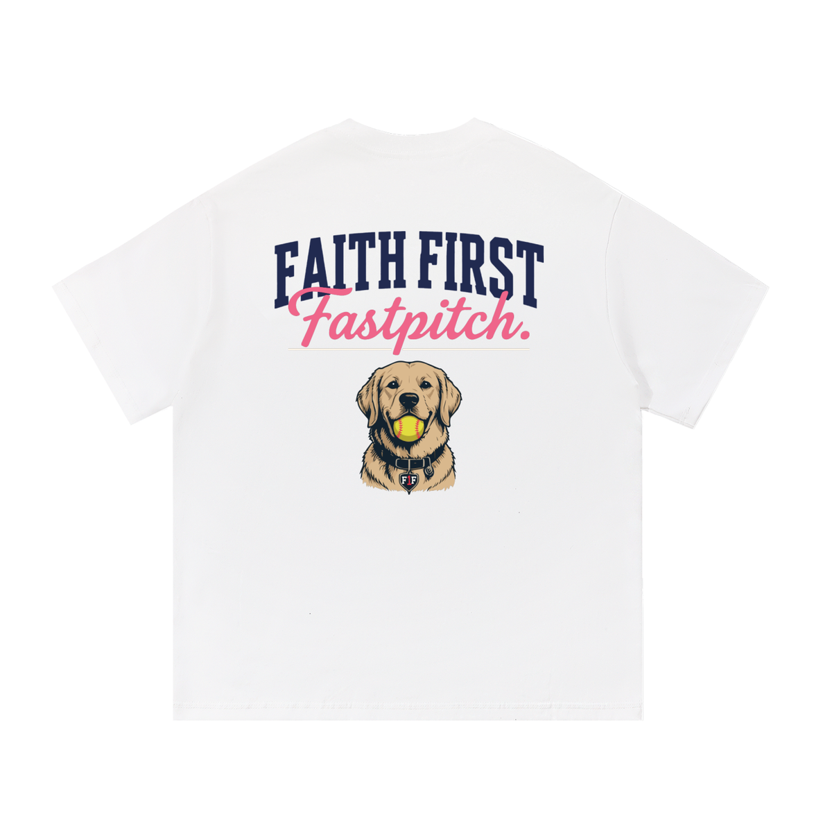 VARSITY HALO OVERSIZED COTTON TEE