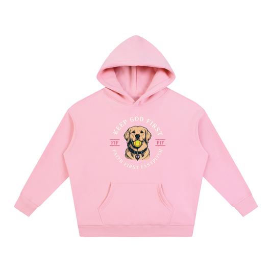 PRAY PLAY REPEAT YOUTH OVERSIZE FLEECED HOODIE