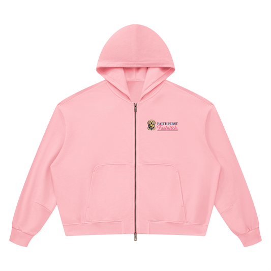 KEEP GOD FIRST HERITAGE YOUTH VINTAGE WASH BOXY HOODIE
