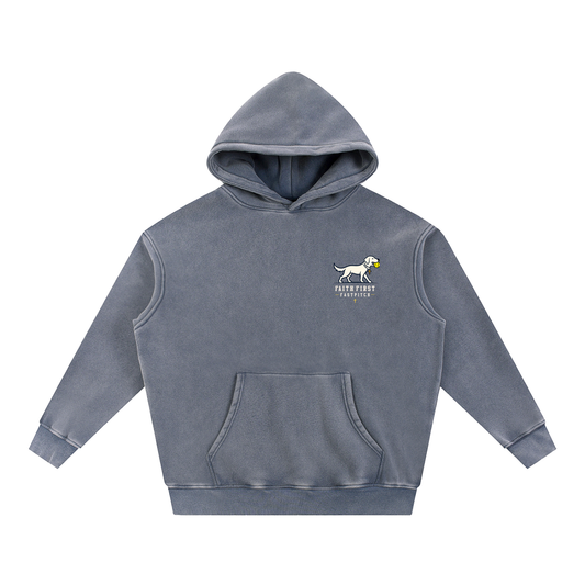 CLASSIC HALO YOUTH SNOW WASH FLEECE OVERSIZE HOODIE
