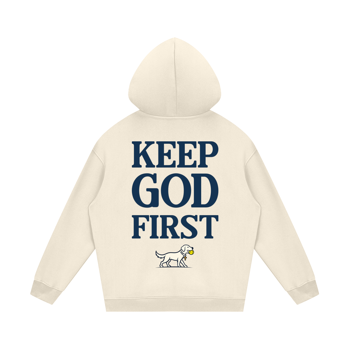 KEEP GOD FIRST CLASSIC YOUTH FLEECE HOODIE