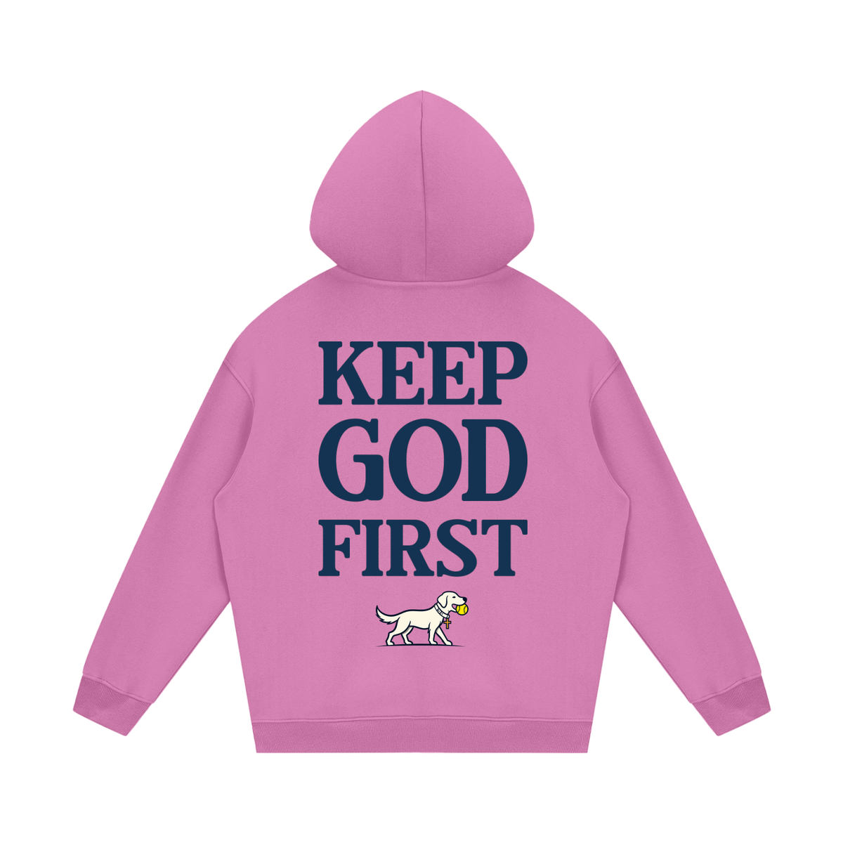 KEEP GOD FIRST CLASSIC YOUTH FLEECE HOODIE