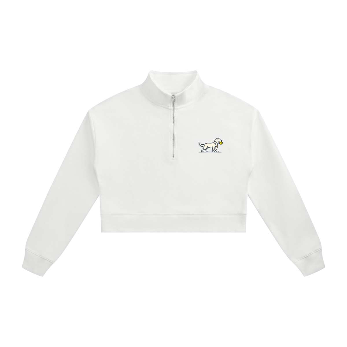CLASSIC HALO YOUTH WOMEN’S CROP QUARTER-ZIP SWEATSHIRT