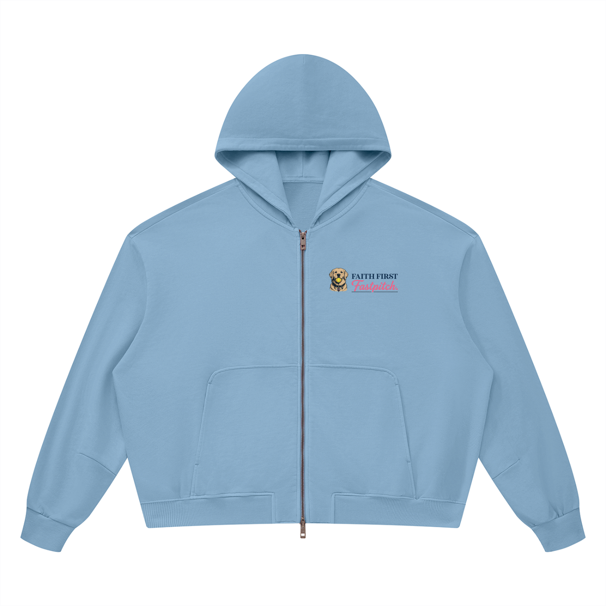 KEEP GOD FIRST HERITAGE YOUTH VINTAGE WASH BOXY HOODIE