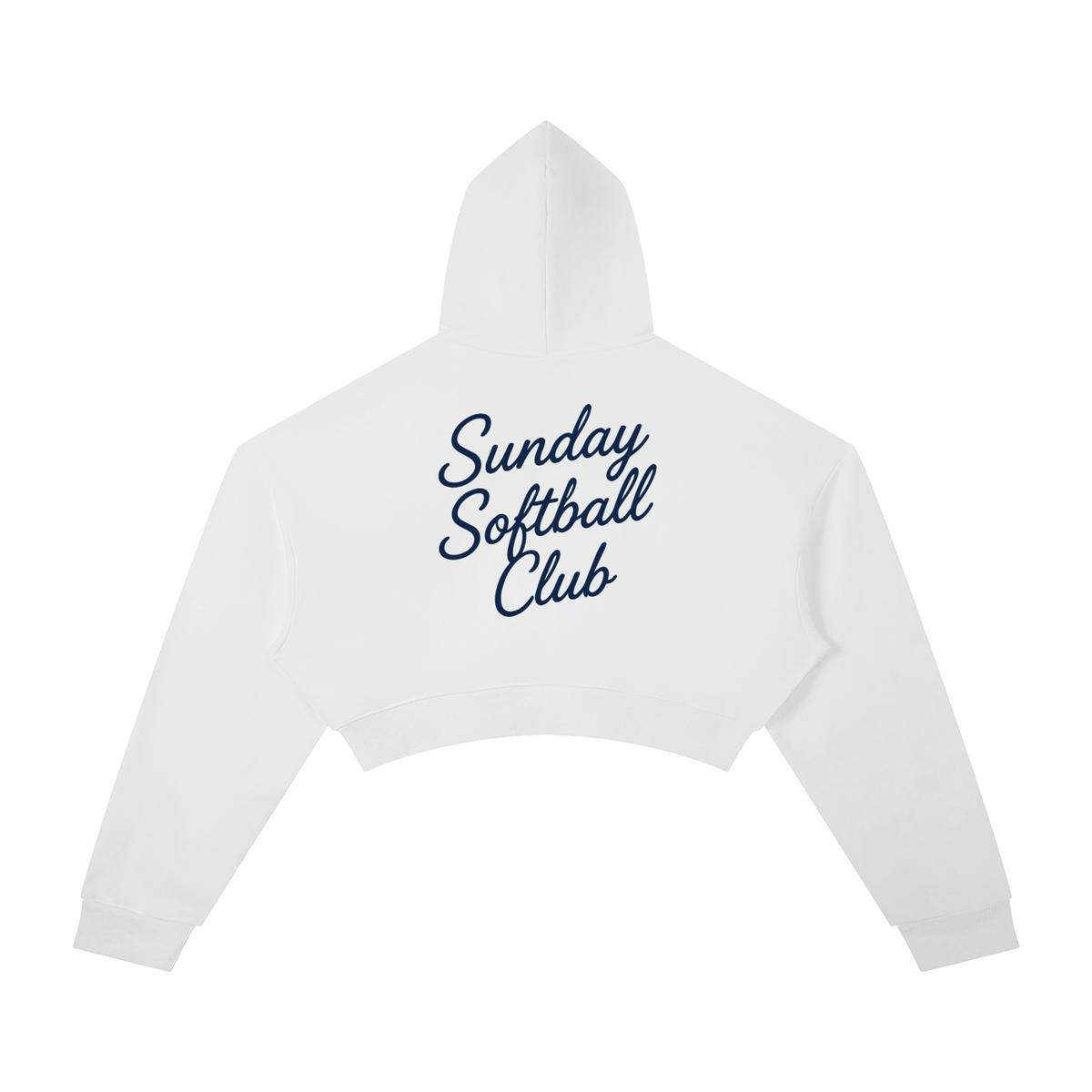 SUNDAY SOFTBALL CLUB CROPPED HOODIE