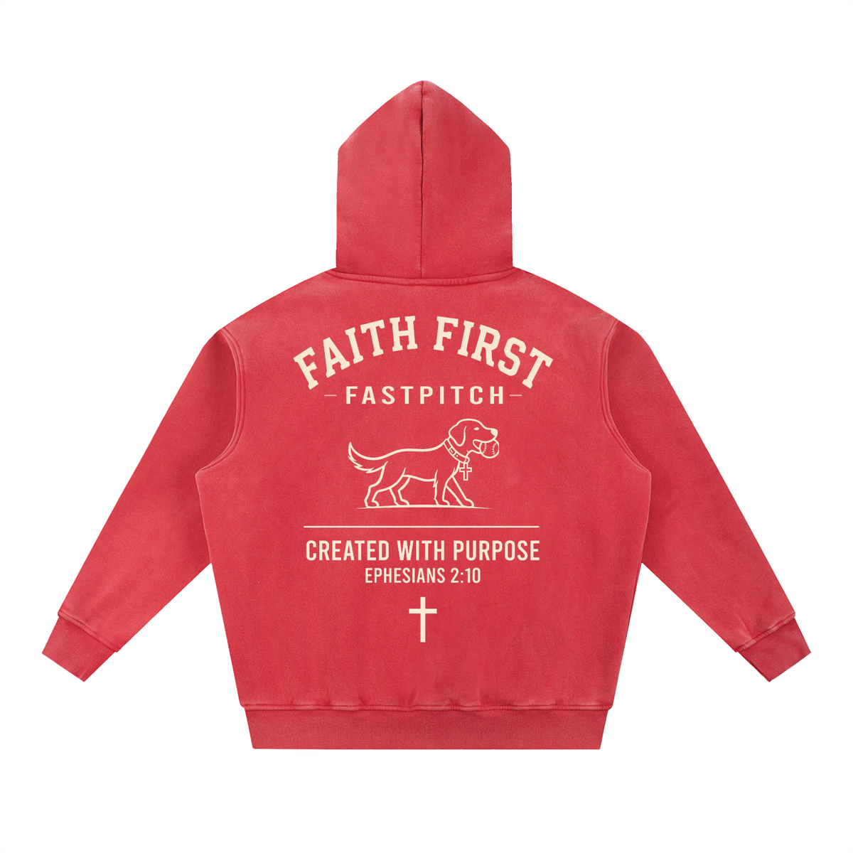 CLASSIC HALO YOUTH SNOW WASH FLEECE OVERSIZE HOODIE
